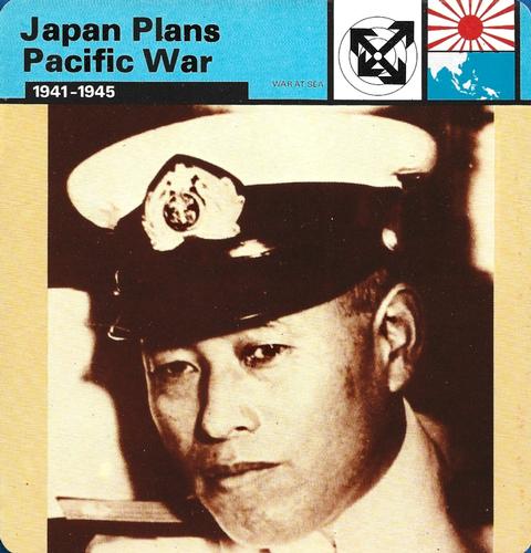 1977 Edito-Service World War II - Deck 103 #13-036-103-18 Japan Plans Pacific War Front