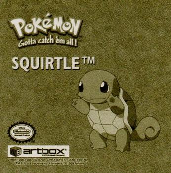 1999 ArtBox Pokemon Action Flipz Series One - Chrome stickers #R06 Squirtle Back