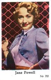 1956 Dutch Gum Series Nr (High Numbers) #781 Jane Powell Front