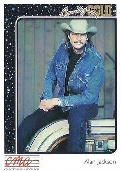 1992 Sterling CMA Country Gold Autograph Series #6 Alan Jackson Front