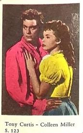 1957 Dutch Gum S Set #S123 Tony Curtis / Colleen Miller Front