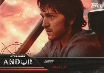 2022 Topps Now Star Wars: Andor Trailer #5 Cassian Andor Front
