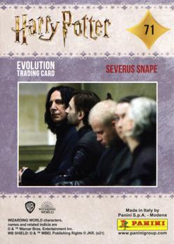 2021 Panini Harry Potter Evolution #71 Severus Snape Back