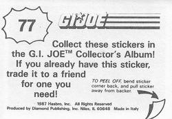 1987 Hasbro G.I. Joe #77 Dr. Mindbender Captives Back