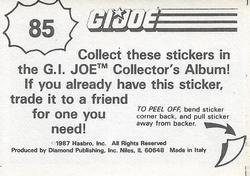 1987 Hasbro G.I. Joe #85 Dr. Mindbender Back