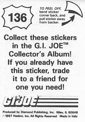 1987 Hasbro G.I. Joe #136 Croc Master Back