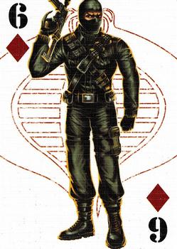 2007 G.I. Joe 25th Anniversary Playing Cards #6♦ Firefly Front