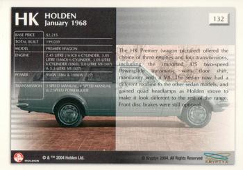2004 Kryptyx Holden Master Collection; 2nd Series #132 HK Premiere Wagon Back