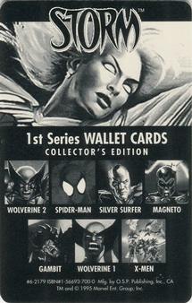 1995 Marvel Wallet Cards #NNO Storm Back