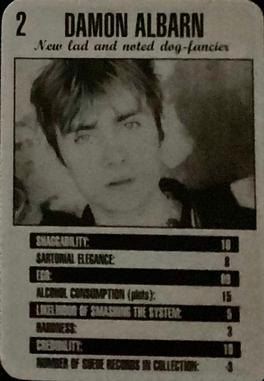 1995 Melody Maker Top Rankers #2 Damon Albarn Front