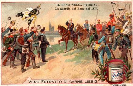 1901 Liebig The Rhine in History (Italian Text)(F682, S682) #NNO 1870 Front