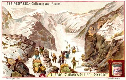 1901 Liebig Mountain Passes (German Text)(F678, S678) #NNO Alaska Front