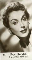 1954 Watford Film Stars #14. Kay Kendall Front