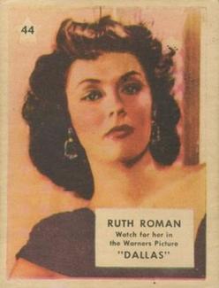 1951 Canadian Shredded Wheat Movie Stars #44 Ruth Roman Front