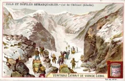 1901 Liebig Mountain Passes (French Text)(F678, S678) #NNO Alaska Front