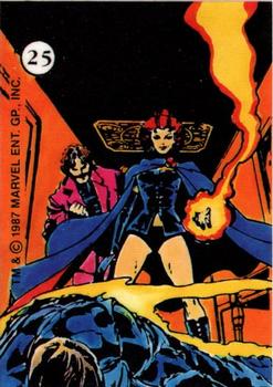 1987 Comic Images History of the X-Men Stickers #25 Phoenix Front