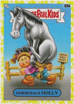 2021 Topps Garbage Pail Kids Go on Vacation - Phlegm Yellow #83a Horseback Holly Front