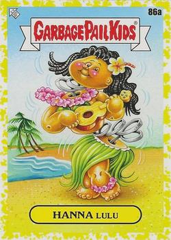 2021 Topps Garbage Pail Kids Go on Vacation - Phlegm Yellow #86a Hanna Lulu Front