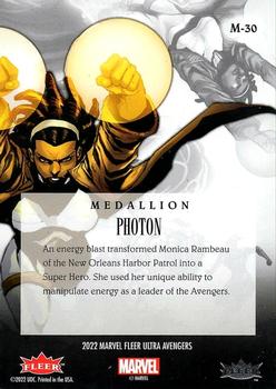 2022 Fleer Ultra Marvel Avengers - Medallions #M-30 Photon Back