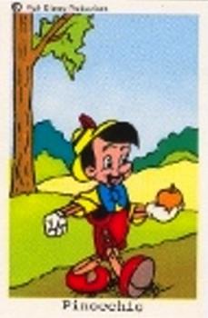1966 Dutch Gum Disney (unnumbered, copyright at top) #NNO Pinocchio Front