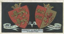 1906 Lambert & Butler Arms of Kings and Queens of England #3 Henry I Front