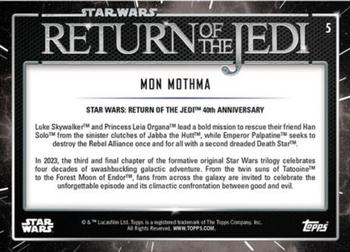 2023 Star Wars: Return of the Jedi 40th Anniversary #5 Mon Mothma Back
