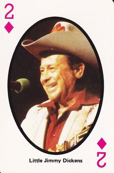 1982 The Best of Country Music Playing Cards #2♦ Little Jimmy Dickens Front