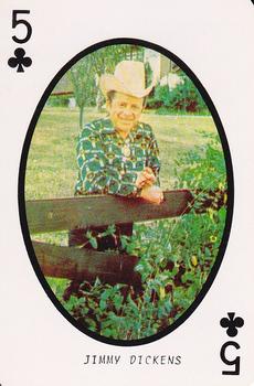 1978 The Best of Country Music Playing Cards #5♣ Jimmy Dickens Front