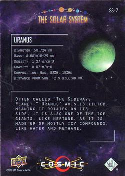 2023 Upper Deck Cosmic - The Solar System #SS-7 Uranus Back