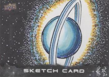 2023 Upper Deck Cosmic - Sketch #NNO Elvin Hernandez Front