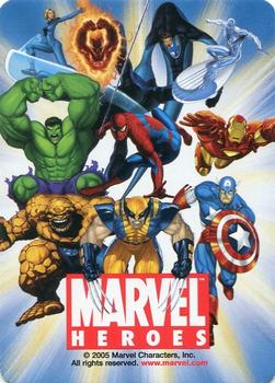 2005 Cards Inc. Marvel Heroes Collectors Edition Playing Cards #9♠ Dr. Octopus Back