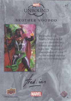 2022 Upper Deck Marvel Unbound - Canvas #62 Brother Voodoo Back
