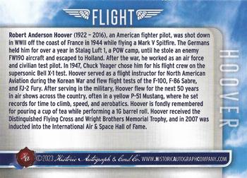 2023 Historic Autographs Flight #30 Bob Hoover Back