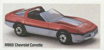 1985 Matchbox Models #MB69 Chevrolet Corvette Front