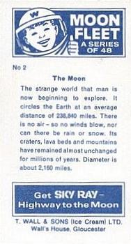1966 T. Wall & Sons Moon Fleet #2 The Moon Back