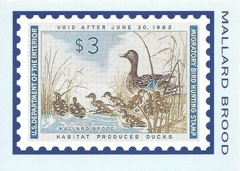 1992-94 Bon Air Federal Duck Stamps #RW28 Mallard Brood Front
