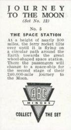 1956 ABC Journey to the Moon (Set No.12) #5 The Space Station Back