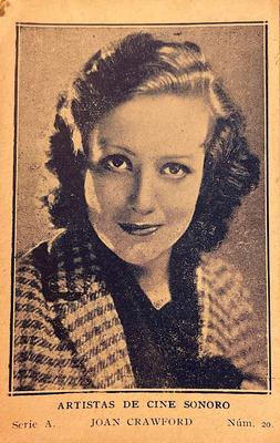 1932 Artistas De Cine Sonoro #20 Joan Crawford Front