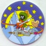 1995 Frito-Lay Looney Tunes Tazos #5 Marvin The Martian Front