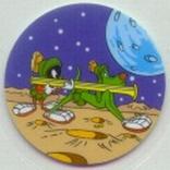 1995 Frito-Lay Looney Tunes Tazos #7 Marvin The Martian Front