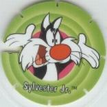 1995 Frito-Lay Looney Tunes Techno Tazos #119 Sylvester Jr. Front