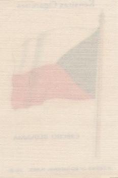 1934 Wix/Kensitas National Flags Silks #21 Czecho Slovakia Back