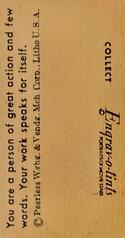 1940-59 Peerless Engrav-o-tints #NNO Elizabeth Taylor Back