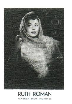 1951 Dutch Gum Idolbilds Favoritserie (B&W) #NNO Ruth Roman Front