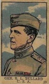1920 Mayfair Novelty World War Leaders & Insignia (W545) #59 Robert Bullard Front