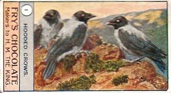 1912 Fry's Birds and Poultry #1 Hooded Crows Front