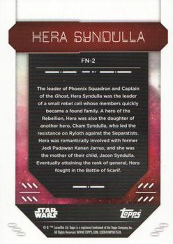 2023 Topps Finest Star Wars #FN-2 Hera Syndulla Back