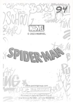 2023 Panini Marvel Spider-Man Welcome to the Spider-Verse Sticker Collection #94 Spider-Girl Back