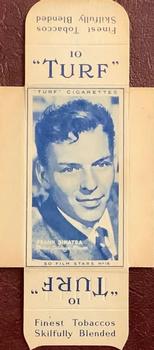1947 Turf Film Stars - Uncut Singles #16 Frank Sinatra Front