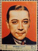 1932 National Screen Stars Stamps Series 1 #NNO George Raft Front